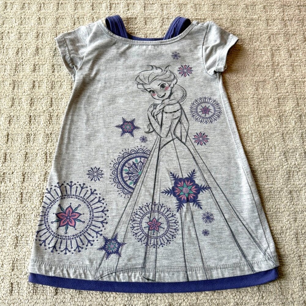 Disney - Frozen - Princess Elsa - Girls Sleep Dress - Size 4